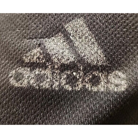 Adidas Shirt Mens‎ 3 Stripe Climalite High Performance Breathable Black Large - Picture 2 of 6